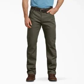 Pantalones de lona de corte regular Flex