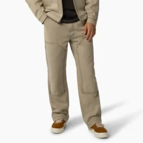pantalones de lona de pato double knee corte relajado y costuras en contraste 1 280x280 - Pantalones de lona de pato Double Knee, corte relajado y costuras en contraste