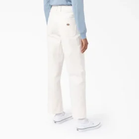 Pantalones de lona para mujer de corte regular