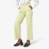 Pantalones de lona para mujer de corte regular