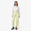 Pantalones de lona para mujer de corte regular