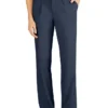 Pantalones de mujer de corte holgado, pierna recta y pliegues en la parte delantera Pantalones de mujer de corte holgado, pierna recta y pliegues en la parte delantera