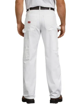 Pantalones de pintor de primera calidad de mezcla de poliéster con corte holgado y pierna recta