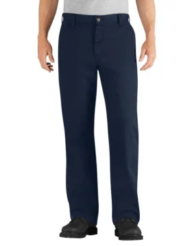 Pantalones de sarga de corte holgado resistentes al fuego