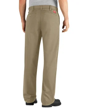 Pantalones de sarga de corte holgado resistentes al fuego