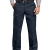 Pantalones de sarga de corte recto y cintura cómoda Flex Relaxed Fit