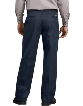 Pantalones de sarga de corte recto y cintura cómoda Flex Relaxed Fit