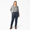 Pantalones de talle medio y pierna ajustada para mujer talla grande Pantalones de talle medio y pierna ajustada para mujer talla grande