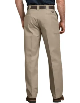 Pantalones de trabajo de corte holgado y pierna recta Flex