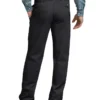 Pantalones de trabajo de sarga de corte recto y ajuste regular Pantalones de trabajo de sarga de corte recto y ajuste regular