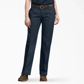 Pantalones de trabajo de talle bajo para mujer