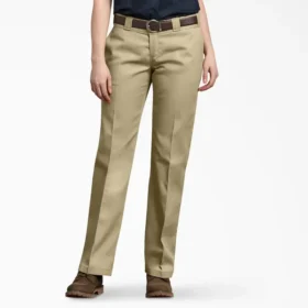 Pantalones de trabajo de talle bajo para mujer