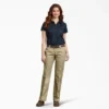 Pantalones de trabajo de talle bajo para mujer