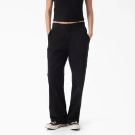 Pantalones de trabajo holgados teñidos en prenda 247 para mujer