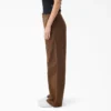 Pantalones de trabajo holgados teñidos en prenda 247 para mujer