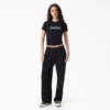 Pantalones de trabajo holgados teñidos en prenda 247 para mujer