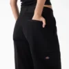 Pantalones de trabajo holgados teñidos en prenda 247 para mujer