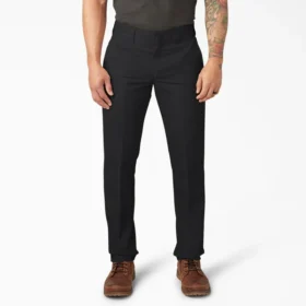 Pantalones de trabajo multiuso con corte ajustado y pernera cónica