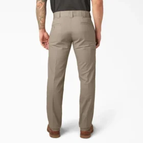 Pantalones de trabajo multiuso con corte ajustado y pernera cónica