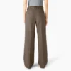 Pantalones de trabajo plisados para mujer