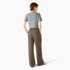 Pantalones de trabajo plisados para mujer