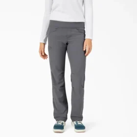 Pantalones enrollables de corte recto relajado y refrescantes para mujer