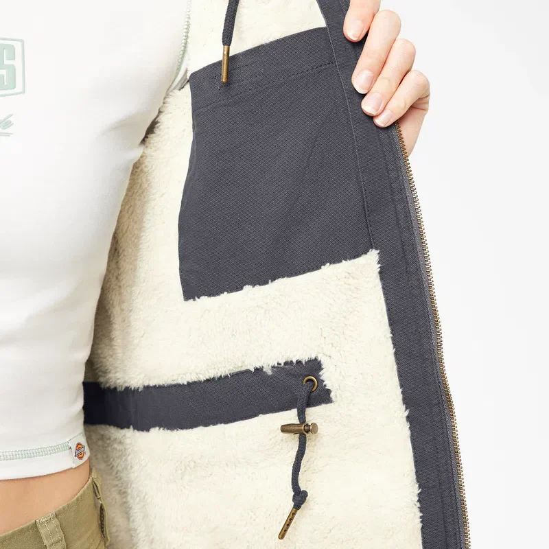 Parka de lona de algodón para mujer Parka de lona de algodón para mujer