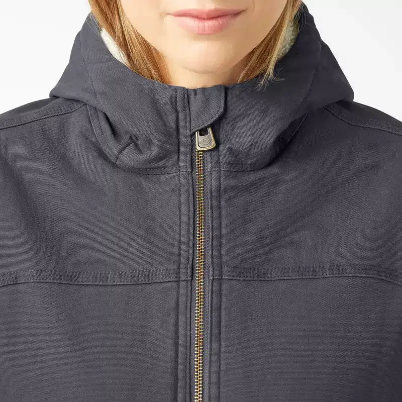 Parka de lona de algodón para mujer Parka de lona de algodón para mujer