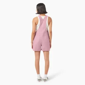 Petos cortos de lona de algodón para mujer, 4″