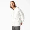 Sudadera con capucha de felpa con forro térmico y cremallera Sudadera con capucha de felpa con forro térmico y cremallera