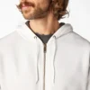 Sudadera con capucha de felpa con forro térmico y cremallera Sudadera con capucha de felpa con forro térmico y cremallera