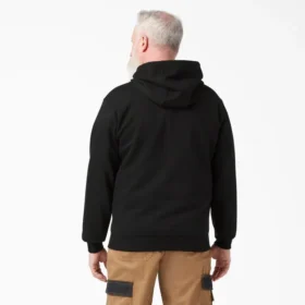 Sudadera con capucha de felpa con logotipo en letra cursiva