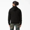 Sudadera con capucha de felpa y logo en la manga Sudadera con capucha de felpa y logo en la manga
