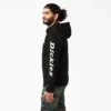 Sudadera con capucha de felpa y logo en la manga Sudadera con capucha de felpa y logo en la manga