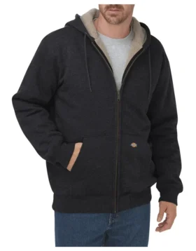 Sudadera con capucha de forro polar con forro de sherpa