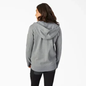 Sudadera con capucha de forro polar y cremallera completa de la línea Performance Workwear para mujer