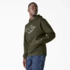Sudadera con capucha repelente al agua y logo de camuflaje Sudadera con capucha repelente al agua y logo de camuflaje