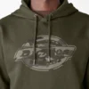 Sudadera con capucha repelente al agua y logo de camuflaje Sudadera con capucha repelente al agua y logo de camuflaje
