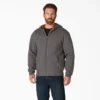 Sudadera con capucha y cremallera completa forrada de felpa de pelo largo Sudadera con capucha y cremallera completa forrada de felpa de pelo largo