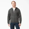 Sudadera con capucha y cremallera de forro polar de peso medio Sudadera con capucha y cremallera de forro polar de peso medio