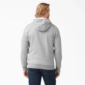 Sudadera con capucha y cremallera de forro polar de peso medio Sudadera con capucha y cremallera de forro polar de peso medio