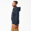 Sudadera con capucha y cremallera de forro polar de peso medio Sudadera con capucha y cremallera de forro polar de peso medio