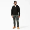 Sudadera con capucha y cremallera de forro polar de peso medio Sudadera con capucha y cremallera de forro polar de peso medio