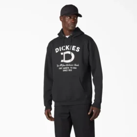 Sudadera con capucha y cuello de vaca desgastado