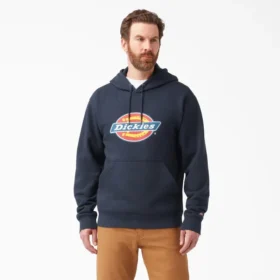Sudadera con capucha y logo repelente al agua