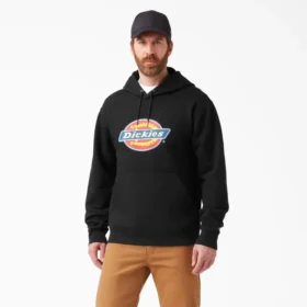 Sudadera con capucha y logo repelente al agua