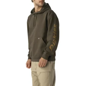 Sudadera con capucha y logotipo en la manga, repelente al agua