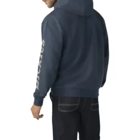 Sudadera con capucha y logotipo en la manga, repelente al agua