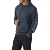 Sudadera con capucha y logotipo en la manga, repelente al agua Sudadera con capucha y logotipo en la manga, repelente al agua