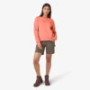 Sudadera con logo repelente al agua para mujer Sudadera con logo repelente al agua para mujer